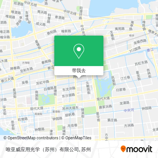 唯亚威应用光学（苏州）有限公司地图