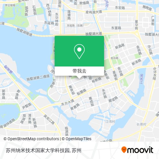 苏州纳米技术国家大学科技园地图