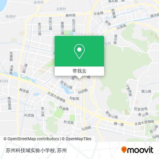 苏州科技城实验小学校地图