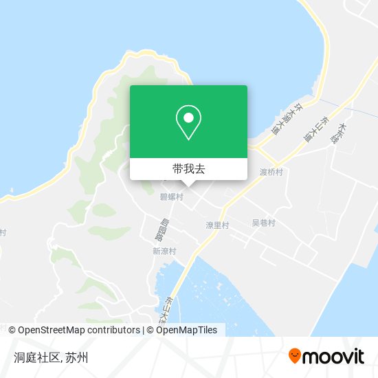 洞庭社区地图