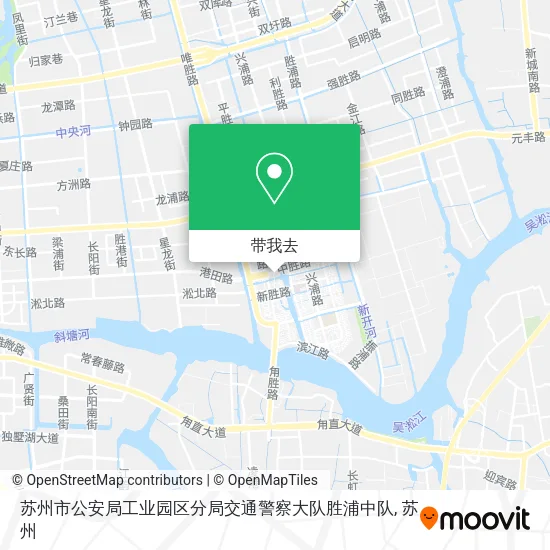 苏州市公安局工业园区分局交通警察大队胜浦中队地图