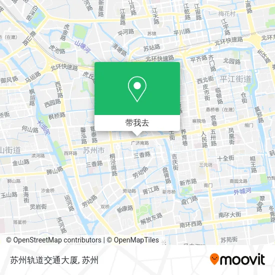苏州轨道交通大厦地图