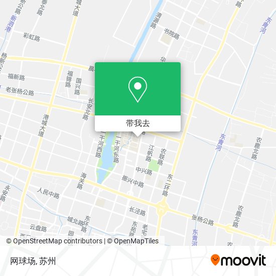 网球场地图