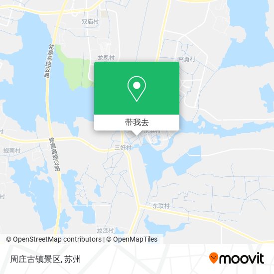 周庄古镇景区地图