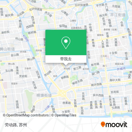 劳动路地图