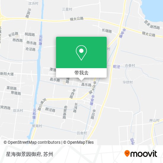 星海御景园御府地图