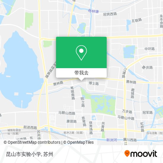 昆山市实验小学地图