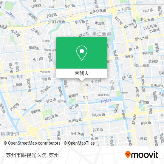 苏州市眼视光医院地图