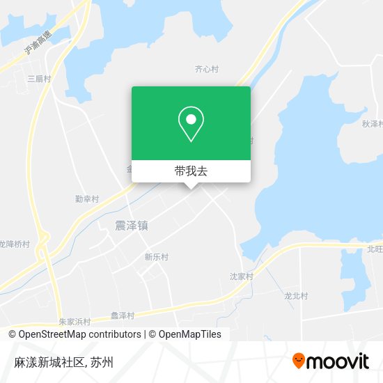 麻漾新城社区地图