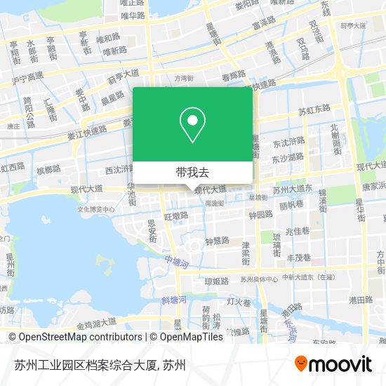 苏州工业园区档案综合大厦地图