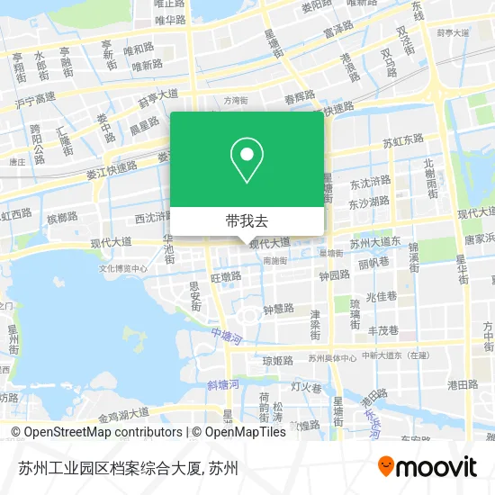 苏州工业园区档案综合大厦地图