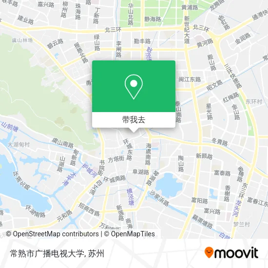 常熟市广播电视大学地图