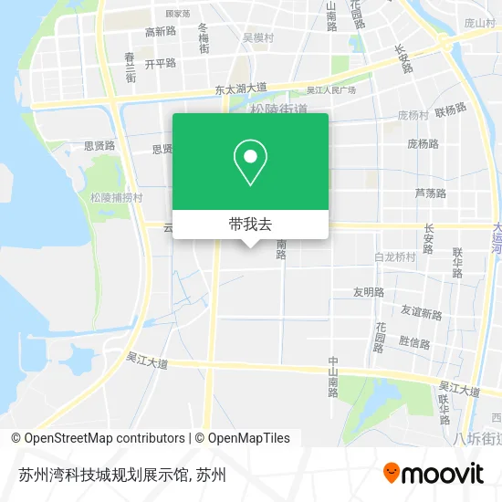 苏州湾科技城规划展示馆地图