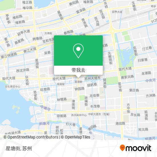 星塘街地图