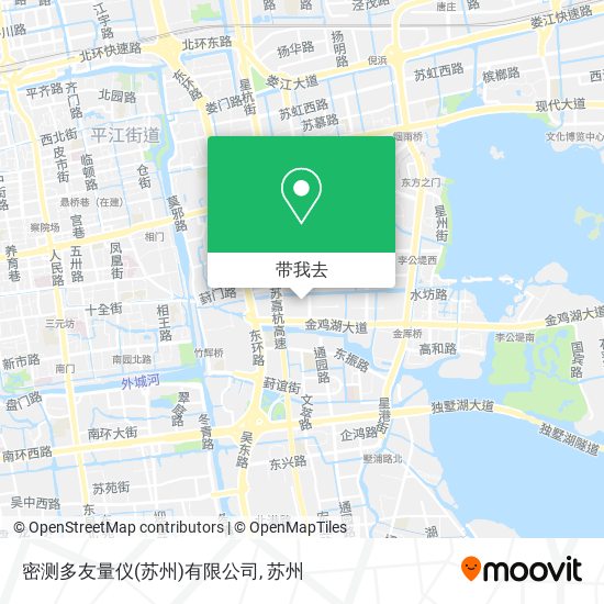 密测多友量仪(苏州)有限公司地图