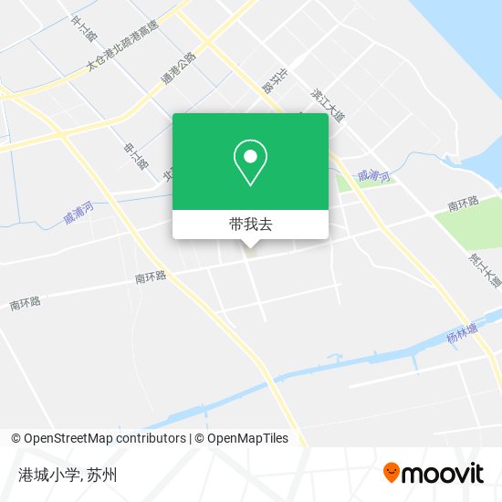 港城小学地图