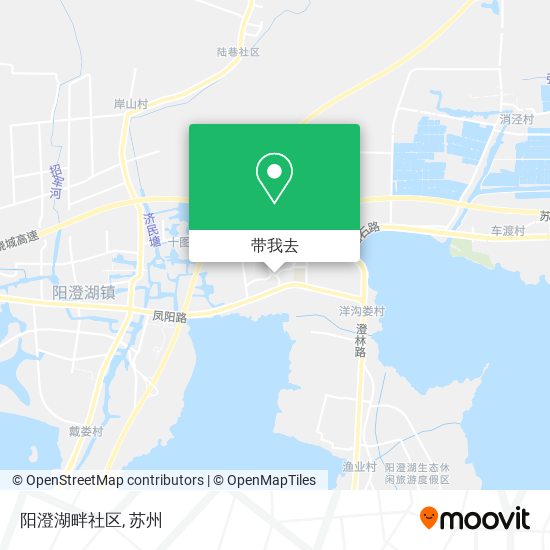 阳澄湖畔社区地图