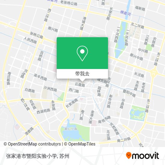 张家港市暨阳实验小学地图