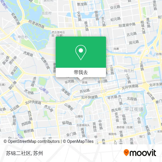 苏锦二社区地图