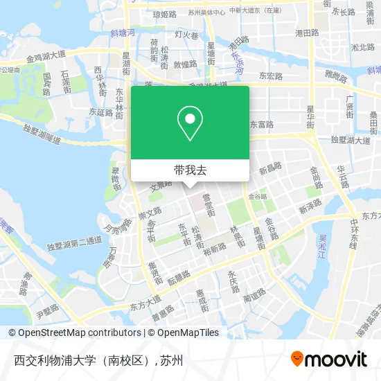 西交利物浦大学（南校区）地图