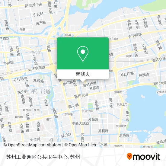 苏州工业园区公共卫生中心地图