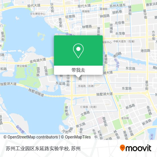 苏州工业园区东延路实验学校地图