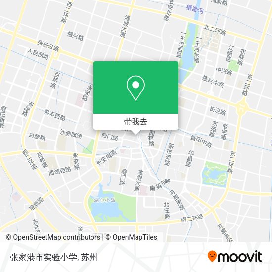 张家港市实验小学地图