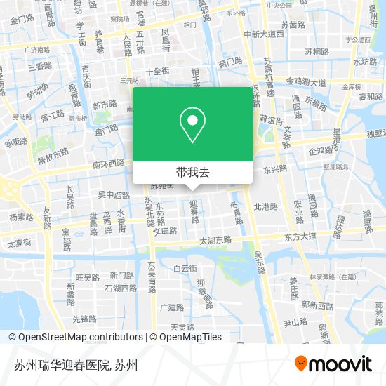 苏州瑞华迎春医院地图