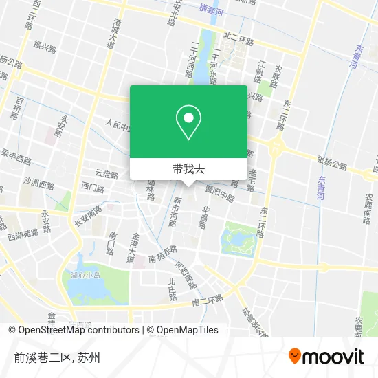 前溪巷二区地图