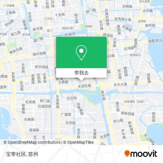 宝带社区地图