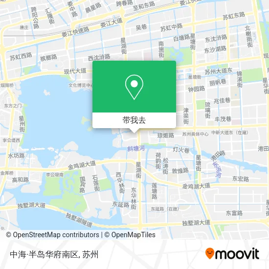中海·半岛华府南区地图