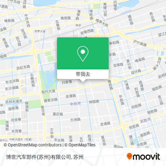博世汽车部件(苏州)有限公司地图