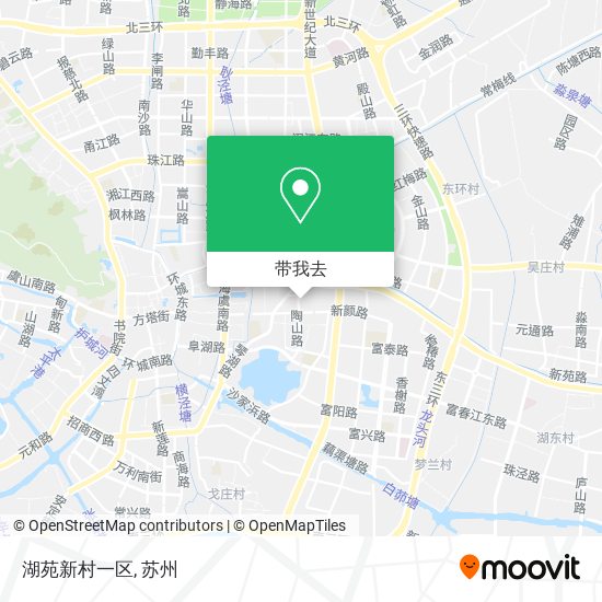 湖苑新村一区地图