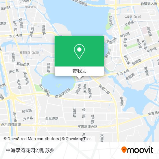 中海双湾花园2期地图