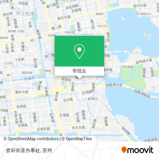 娄葑街道办事处地图