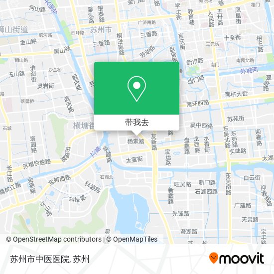 苏州市中医医院地图