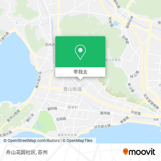 舟山花园社区地图