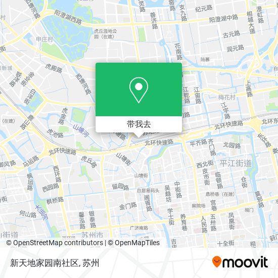 新天地家园南社区地图