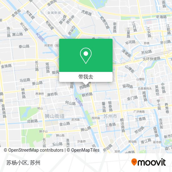 苏杨小区地图