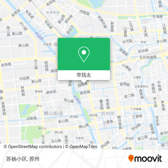苏杨小区地图