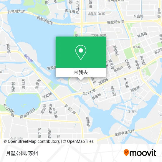 月墅公园地图