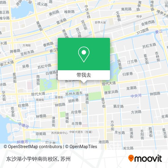 东沙湖小学钟南街校区地图