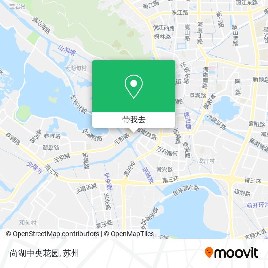 尚湖中央花园地图