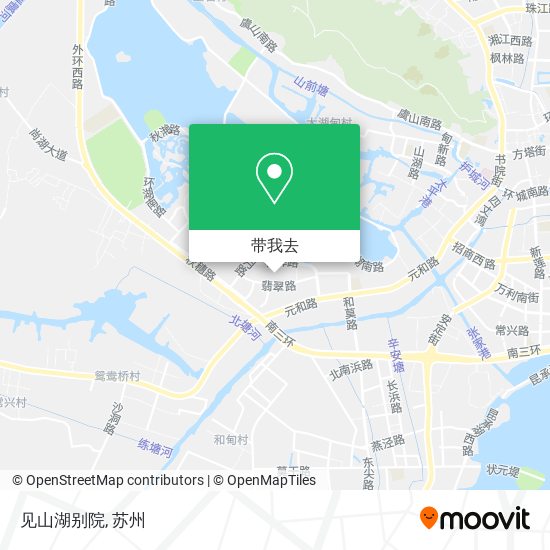见山湖别院地图