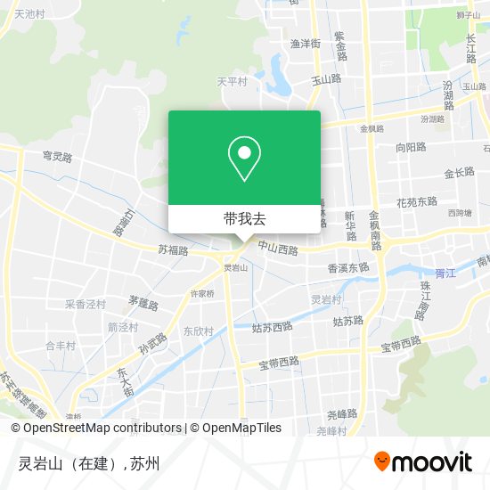 灵岩山（在建）地图