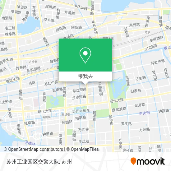 苏州工业园区交警大队地图