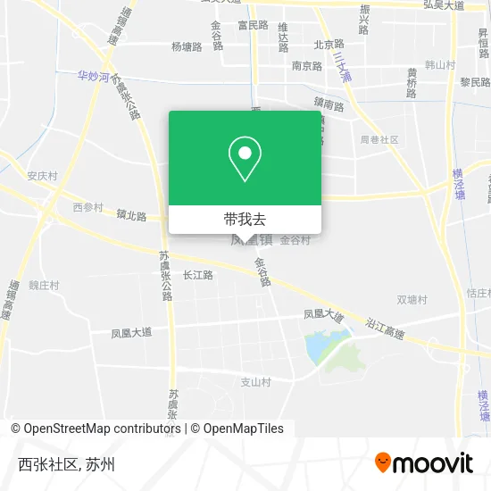 西张社区地图