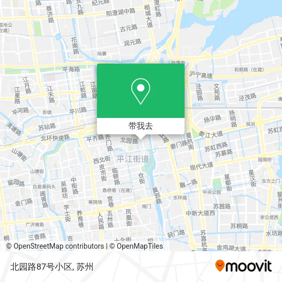 北园路87号小区地图