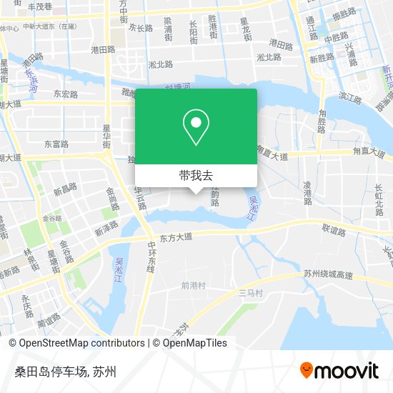 桑田岛停车场地图