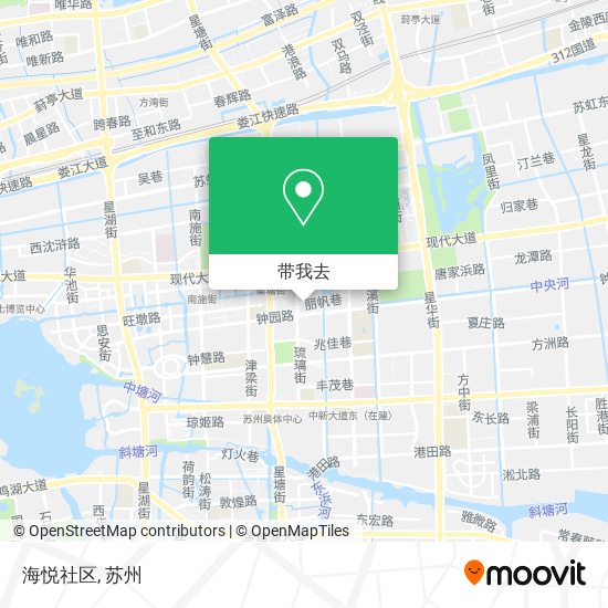海悦社区地图